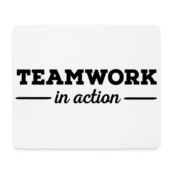 6061912 121161696 Teamwork - Mousepad (Querformat) - Weiß - Vorne