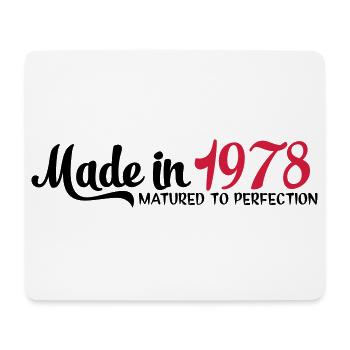1978 - Mousepad (Querformat) - Weiß - Vorne
