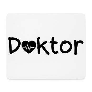 Doktor Arzt Liebe Medizin Spruch Geschenk - Mousepad (Querformat) - Weiß - Vorne