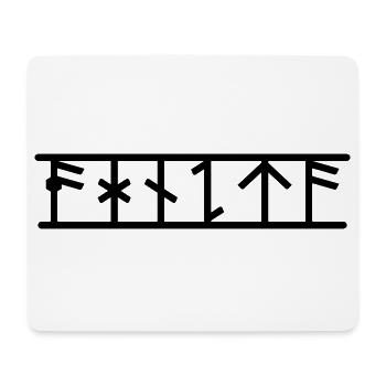 Agneta - Mousepad (Querformat) - Weiß - Vorne