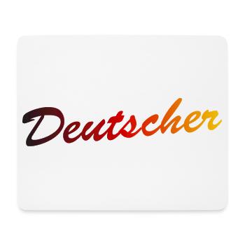 Deutscher - Mousepad (Querformat) - Weiß - Vorne