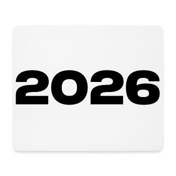 Cadeau Vintage 2026 - Tapis de souris (format paysage) - blanc - Devant