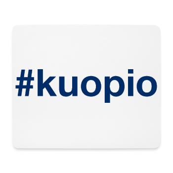 Kuopio Suomi Finlande Hashtag - Tapis de souris (format paysage) - blanc - Devant