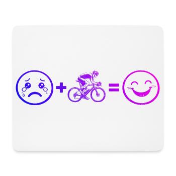 Gift idea for a road bike with road bike - Mouse Pad (horizontal) - white - Front