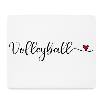 Volleyball - Mouse Pad (horizontal) - white - Front