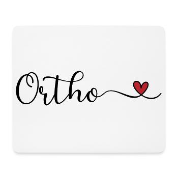 Ortho - Mouse Pad (horizontal) - white - Front