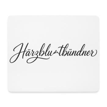 Bündner - Mousepad (Querformat) - Weiß - Vorne