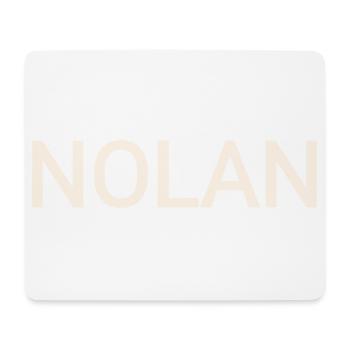 Nolan - Mousepad (Querformat) - Weiß - Vorne