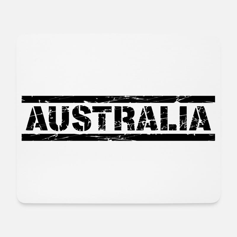 Australia - Mousepad (Querformat) - Weiß