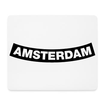 Amsterdam Chapter Element (JGA MC-Rocker-Design) - Mousepad (Querformat) - Weiß - Vorne