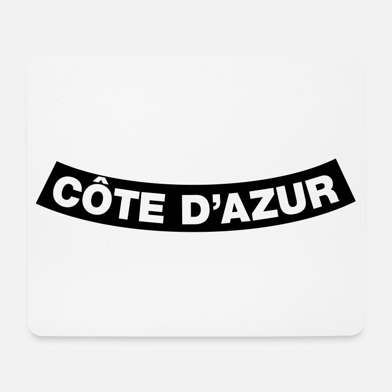 Côte D’Azur Chapter Element 1C (JGA MC-Rocker) - Mousepad (Querformat) - Weiß