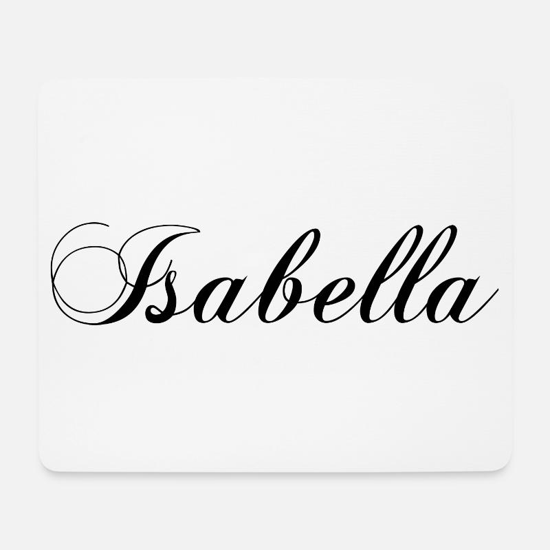 Isabella - Tapis de souris (format paysage) - blanc