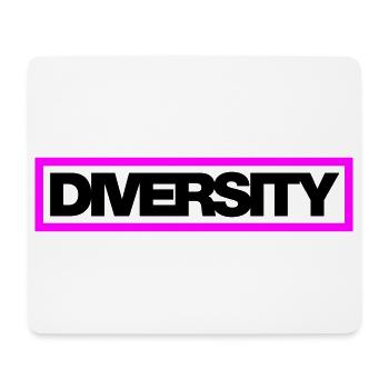 Typo Diversity Kontur 2C - Mousepad (Querformat) - Weiß - Vorne
