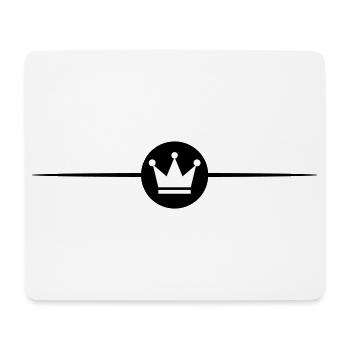 Krone Linie - Mousepad (Querformat) - Weiß - Vorne