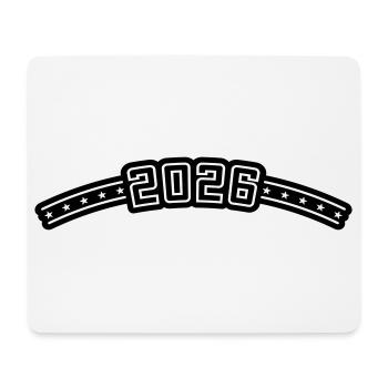 2026 Outline - Mouse Pad (horizontal) - white - Front