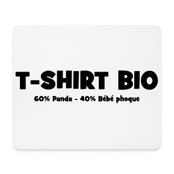 Bio Parodie Conservation Animale - Tapis de souris (format paysage) - blanc - Devant