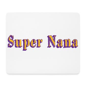 super nana - Tapis de souris (format paysage) - blanc - Devant
