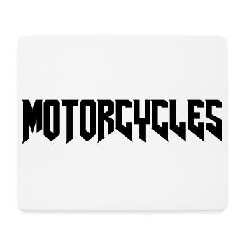 Motorcycles Chopper Custom bike - Mouse Pad (horizontal) - white - Front