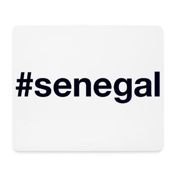 SENEGAL Hashtag - Mousepad (Querformat) - Weiß - Vorne