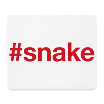 SNAKE Chinese New Year Zodiac - Mousepad (Querformat) - Weiß - Vorne