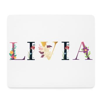 Livia - Mousepad (Querformat) - Weiß - Vorne