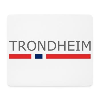 Norway Flag - Trondheim - Norge - Norwegen - Mouse Pad (horizontal) - white - Front