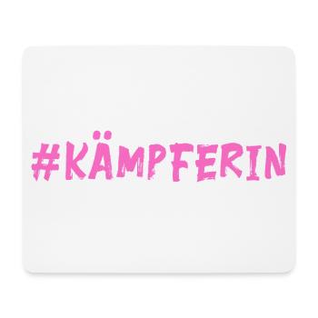 Kämpferin - Mut machen - Mousepad (Querformat) - Weiß - Vorne