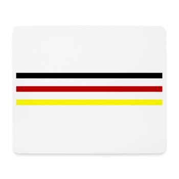 Drapeau de la ligne d’Allemagne - Tapis de souris (format paysage) - blanc - Devant