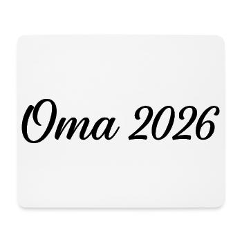 Grand-mère 2026 – Design familial - Tapis de souris (format paysage) - blanc - Devant