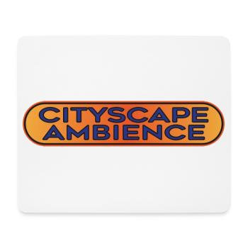 Cityscape Ambience Chillout Vibes City Streets - Mouse Pad (horizontal) - white - Front