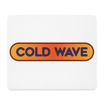 Cold Wave Neon Gradient - Mouse Pad (horizontal) - white - Front