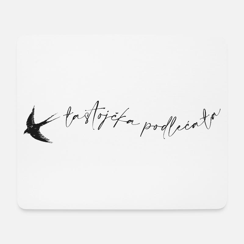 ŁASTOJČKA PODLEĆAŁA - Mousepad (Querformat) - Weiß