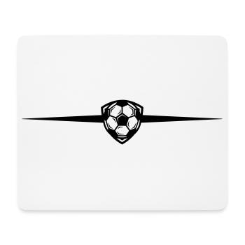 Soccer Symbol Line - Mouse Pad (horizontal) - white - Front