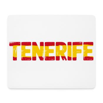 Drapeau de Tenerife Espagne Tenerife - Tapis de souris (format paysage) - blanc - Devant