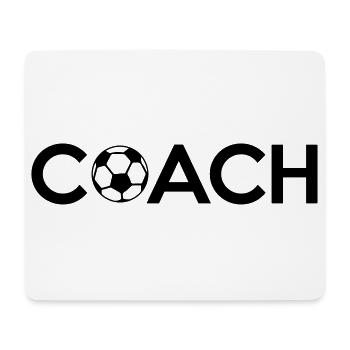 Soccer Coach - Mousepad (Querformat) - Weiß - Vorne