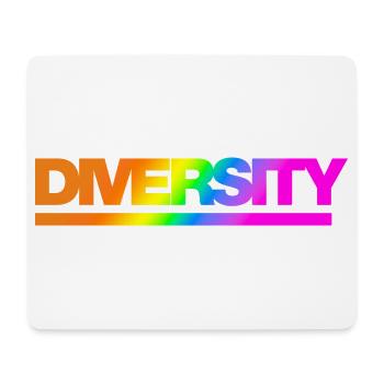 Typo Diversity Rainbow - Mouse Pad (horizontal) - white - Front