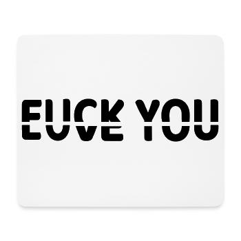 Love you or not # - Mouse Pad (horizontal) - white - Front
