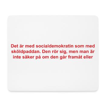 Sozialdemokraten Text - Mousepad (Querformat) - Weiß - Vorne