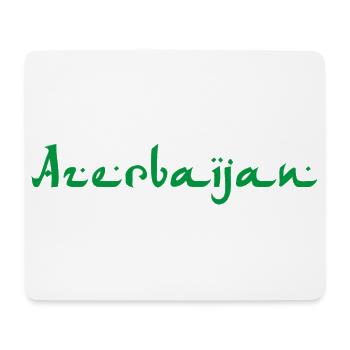 Azerbaijan Aserbaidschan - Mouse Pad (horizontal) - white - Front