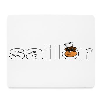 SAILOR - Mousepad (Querformat) - Weiß - Vorne