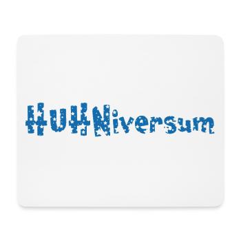 HUHNiversum Hühner Fans -  Hahn - Gockel - Bio - Mousepad (Querformat) - Weiß - Vorne