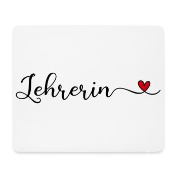 Lehrerin - Mousepad (Querformat) - Weiß - Vorne