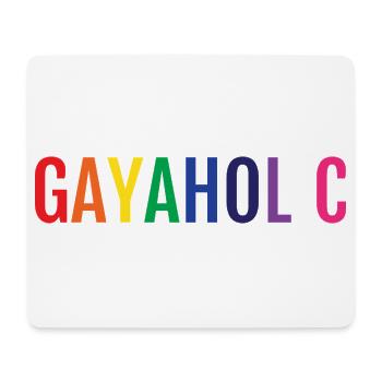 Gayaholic Pride Rainbow LGBTQ Alphabet Art - Mouse Pad (horizontal) - white - Front