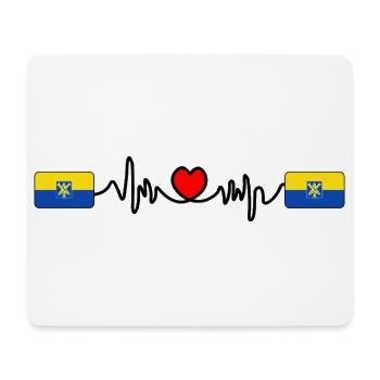 Zandvoort Herzschlag - Mousepad (Querformat) - Weiß - Vorne
