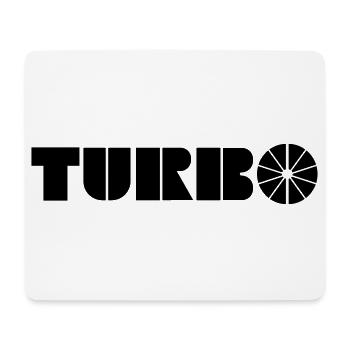 Turbo - Mousepad (Querformat) - Weiß - Vorne