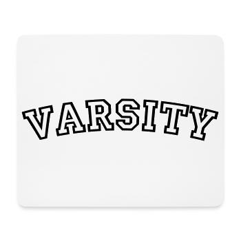 Schriftart des Varsity College - Mousepad (Querformat) - Weiß - Vorne