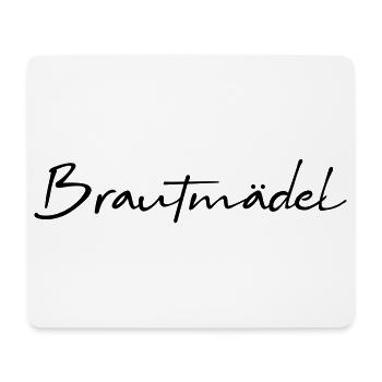 Brautmädel Junggesellinnenabschied - Mousepad (Querformat) - Weiß - Vorne