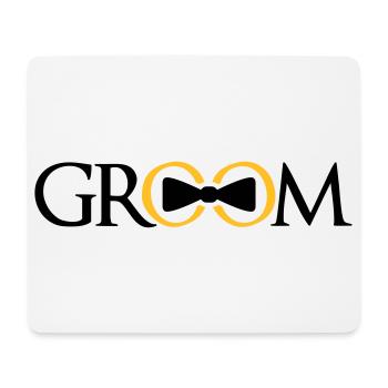 groom rings team bachelor party bachelor par - Mouse Pad (horizontal) - white - Front