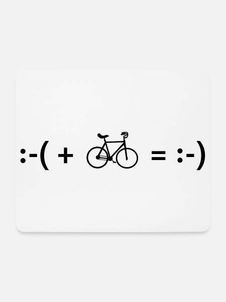Kunstrad, Kunstradfahren, Hallenradsport - Mousepad (Querformat) - Weiß