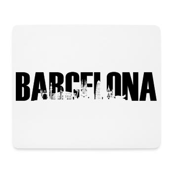 Barcelona Spanien Katalonien Europa Skyline - Mousepad (Querformat) - Weiß - Vorne